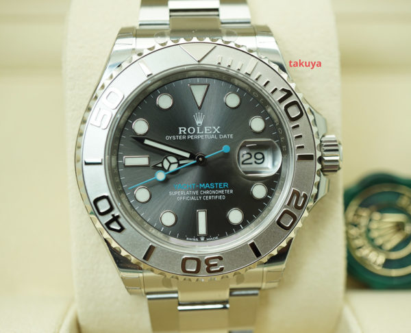 BRAND NEW Rolex 126622 YACHTMASTER PLATINUM BEZEL SLATE DIAL 40MM 2021 FULL SET