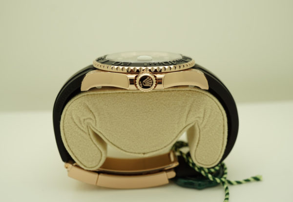 BRAND NEW Rolex 126655 YACHTMASTER EVEROSE GOLD CERAMIC BEZEL OYSTERFLEX 40MM 2021 - Image 3