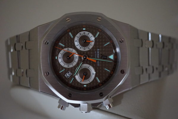 Audemars PIGUET ROYAL OAK CHRONOGRAPH 26300ST BROWN DIAL 39MM SERVICED FULL SET - Image 13