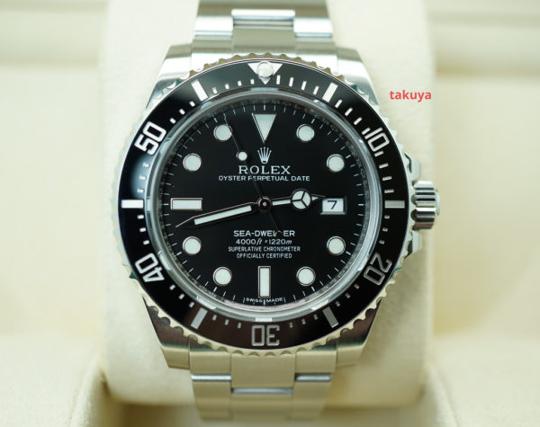 Rolex 116600 SD4K SEA-DWELLER 4000 CERAMIC BEZEL 40MM 2017 WARRANTY COMPLETE SET