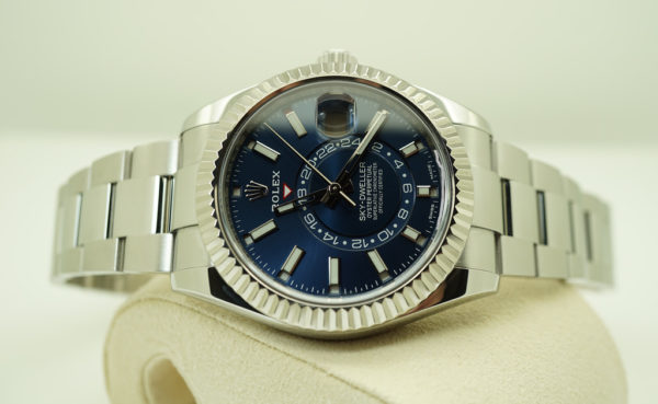 Rolex 326934 SKY-DWELLER STAINLESS STEEL BLUE DIAL 2020 WARRANTY FULL SET - Image 10