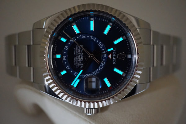 Rolex 326934 SKY-DWELLER STAINLESS STEEL BLUE DIAL 2020 WARRANTY FULL SET - Image 11