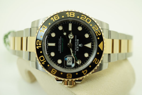 NEW Rolex 116713LN GMT MASTER II CERAMIC 2 TONE YELLOW GOLD 2021 FULL SET - Image 9