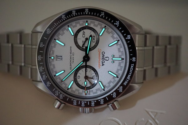 MINT Omega SPEEDMASTER RACING WHITE DIAL 2020 WARRANTY FULL SET - Image 11