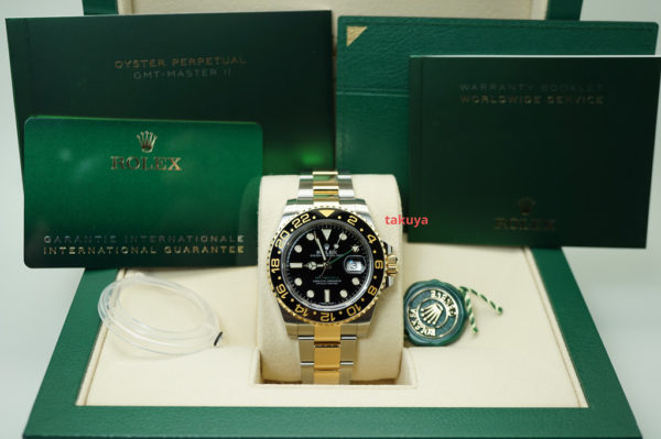 NEW Rolex 116713LN GMT MASTER II CERAMIC 2 TONE YELLOW GOLD 2021 FULL SET - Image 2
