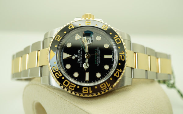 NEW Rolex 116713LN GMT MASTER II CERAMIC 2 TONE YELLOW GOLD 2021 FULL SET - Image 10