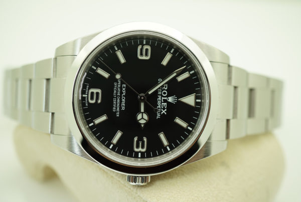 Rolex 214270 EXPLORER I FULL LUME DIAL 39MM WARRANTY COMPLETE SET - Image 9