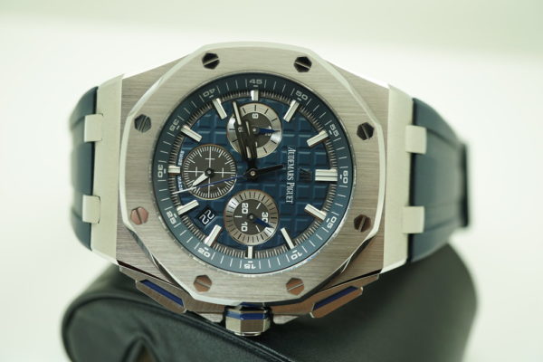 MINT Audemars PIGUET ROYAL OAK OFFSHORE 26480TI NEW BLUE DIAL 2020 42MM FULL SET - Image 9