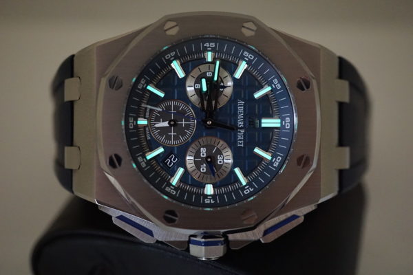 MINT Audemars PIGUET ROYAL OAK OFFSHORE 26480TI NEW BLUE DIAL 2020 42MM FULL SET - Image 11