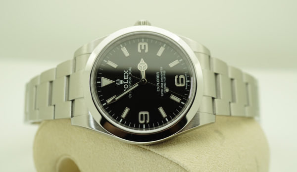 Rolex 214270 EXPLORER I FULL LUME DIAL 39MM WARRANTY COMPLETE SET - Image 10