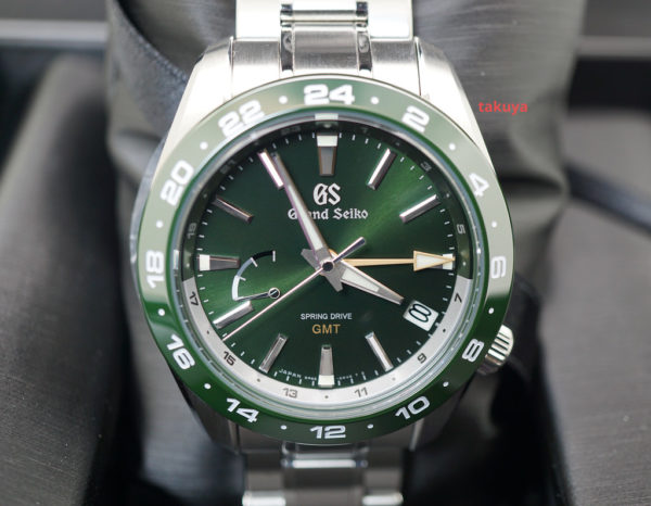 Grand Seiko SPORT COLLECTION SPRING DRIVE GMT SBGE257 GREEN 2020 FULL SET