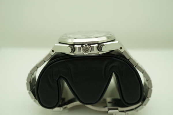MINT Audemars PIGUET ROYAL OAK CHRONOGRAPH 26315 BLUE SILVER DIAL 2019 FULL SET - Image 4