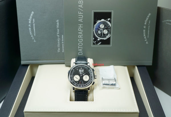 A. Lange & Sohne DATOGRAPH UP DOWN PLATINUM DEPLOYANT CLASP 405.035 41MM FULL SET - Image 2
