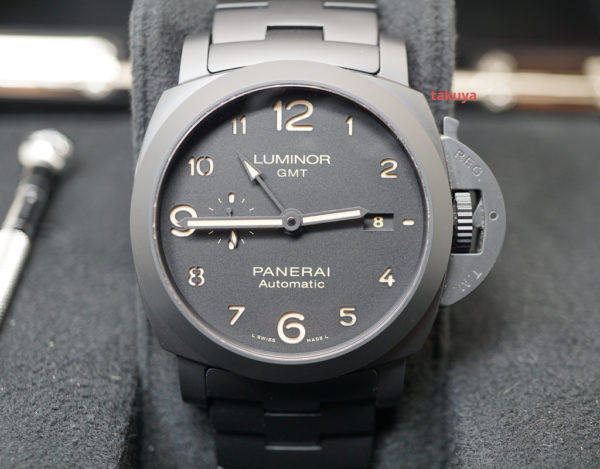 Panerai PAM 1438 TUTTONERO LUMINOR 1950 GMT CERAMIC 44MM 2020 WARRANTY FULL SET