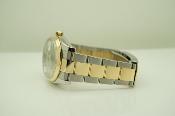 Rolex 116203 DATEJUST 2 TONE YG STEEL SILVER BULLSEYE DIAL 36MM BOX PAPERS - Image 5