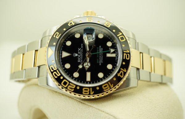 Rolex 116713LN GMT MASTER II CERAMIC 18K YG STEEL 2016 WARRANTY FULL SET - Image 10