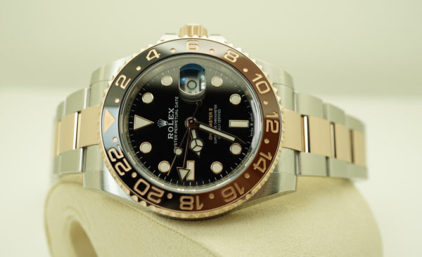 MINT Rolex 126711CHNR GMT MASTER II 18K ROSE GOLD STEEL ROOTBEER 2018 WARRANTY - Image 10