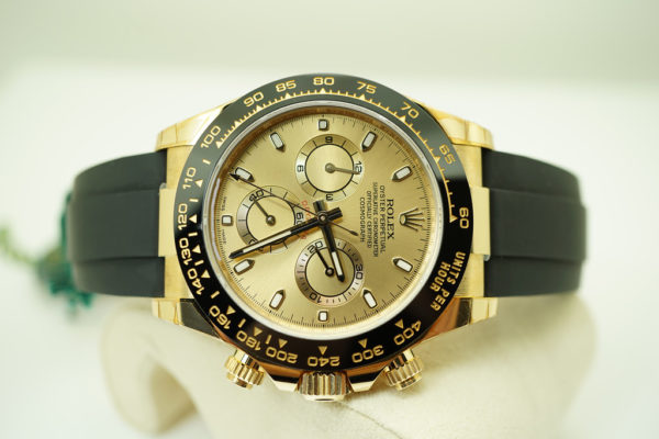 NEW Rolex 116518LN YELLOW GOLD DAYTONA OYSTERFLEX CHAMPAGNE DIAL FULL SET - Image 7