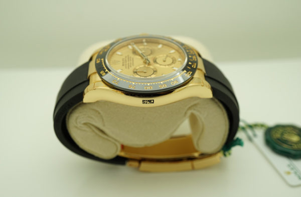 NEW Rolex 116518LN YELLOW GOLD DAYTONA OYSTERFLEX CHAMPAGNE DIAL FULL SET - Image 4