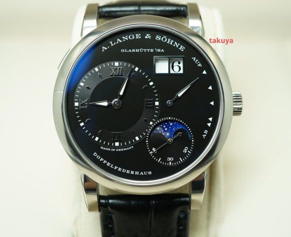 A. Lange & Sohne LANGE 1 MOONPHASE 18K WHITE GOLD 192.029 COMPLETE SET