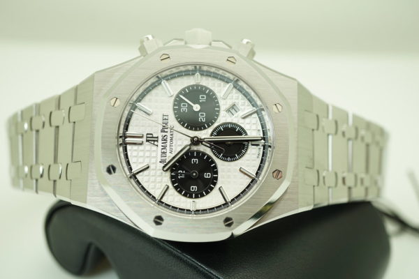 BRAND NEW Audemars PIGUET ROYAL OAK CHRONOGRAPH PANDA DIAL 26331ST COMPLETE SET - Image 10