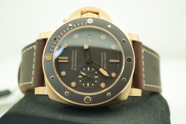 NEW Panerai PAM 968 SUBMERSIBLE BRONZO 3 DAYS 47MM 2019 WARRANTY - Image 9