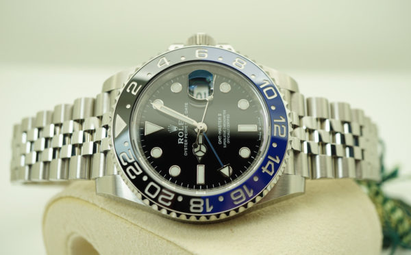 NIB Rolex 126710BLNR GMT MASTER II BLACK BLUE BEZEL JUBILEE BAND 2020 FULL SET - Image 9