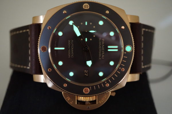 NEW Panerai PAM 968 SUBMERSIBLE BRONZO 3 DAYS 47MM 2019 WARRANTY - Image 10