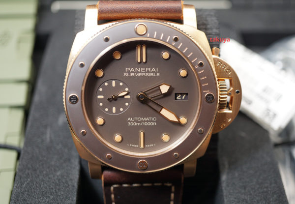 NEW Panerai PAM 968 SUBMERSIBLE BRONZO 3 DAYS 47MM 2019 WARRANTY