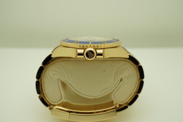MINT Rolex 116618LB SUBMARINER 18K YG SUNBURST BLUE DIAL 2020 WARRANTY FULL SET - Image 3