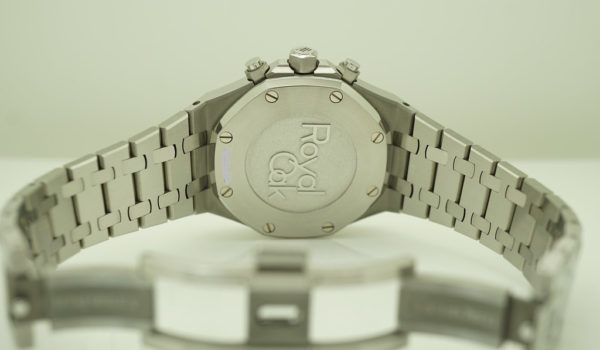 MINT Audemars PIGUET ROYAL OAK CHRONOGRAPH 26315 BLUE SILVER DIAL 2019 FULL SET - Image 9
