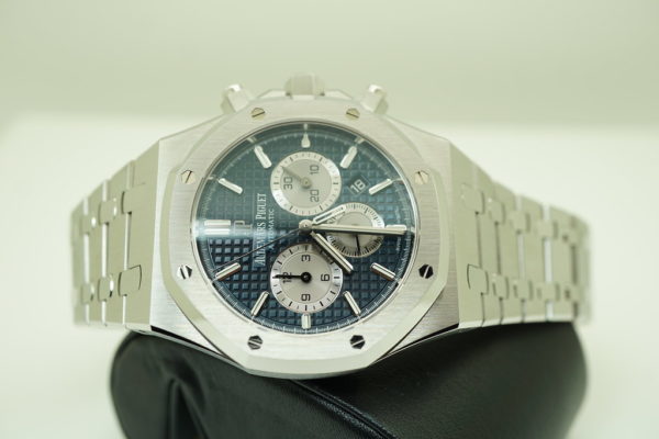 NEW Audemars PIGUET ROYAL OAK CHRONOGRAPH 26331ST BLUE DIAL 2021 COMPLETE SET - Image 11