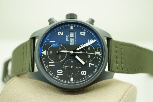 LIKE NEW IWC IW387905 PILOT's WATCH CHRONOGRAPH “TRIBUTE TO 3705” 2021 COMPLETE SET - Image 9