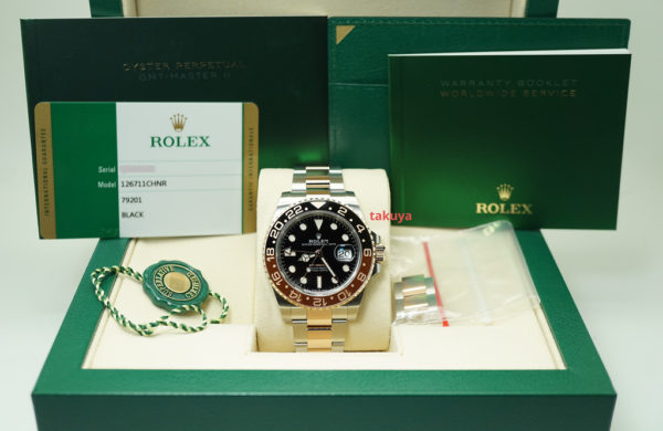 MINT Rolex 126711CHNR GMT MASTER II 18K ROSE GOLD STEEL ROOTBEER 2018 WARRANTY - Image 2