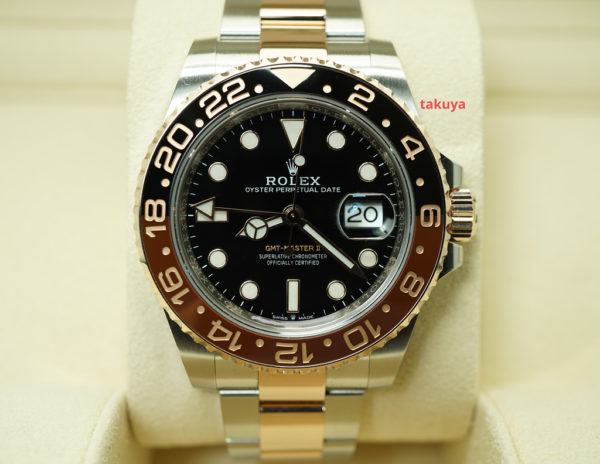 MINT Rolex 126711CHNR GMT MASTER II 18K ROSE GOLD STEEL ROOTBEER 2018 WARRANTY