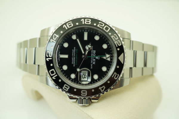 Rolex 116710LN GMT MASTER II BLACK CERAMIC BEZEL 2018 WARRANTY FULL SET - Image 9