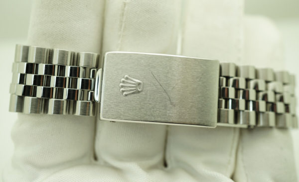 Rolex 16200 DATEJUST 36MM STAINLESS STEEL RHODIUM ROMAN DIAL JUBILEE FULL SET - Image 7