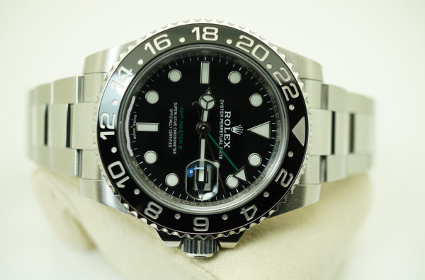 Rolex 116710LN GMT MASTER II BLACK CERAMIC BEZEL 2019 WARRANTY FULL SET - Image 9