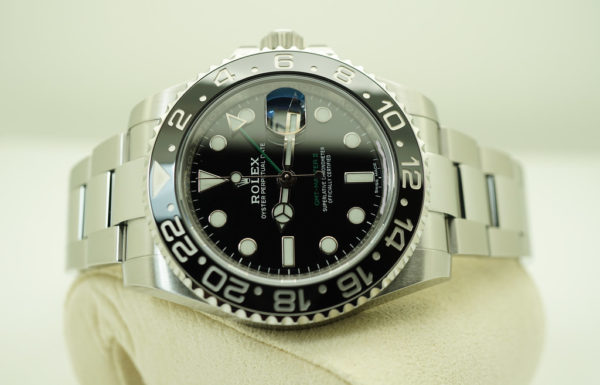 Rolex 116710LN GMT MASTER II BLACK CERAMIC BEZEL 2019 WARRANTY FULL SET - Image 10