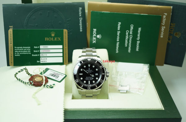 Rolex 116660 DEEPSEA SEA-DWELLER DSSD BLACK DIAL V SERIAL COMPLETE SET - Image 2