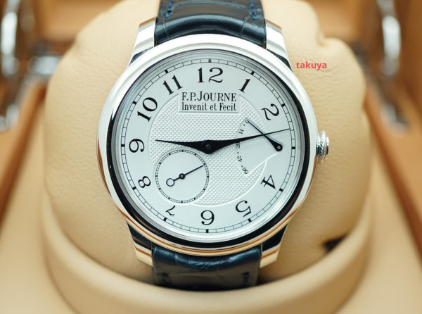 FP Journe CHRONOMETRE SOUVERAIN PLATINUM SILVER DIAL 40MM 2020 WARRANTY FULL SET