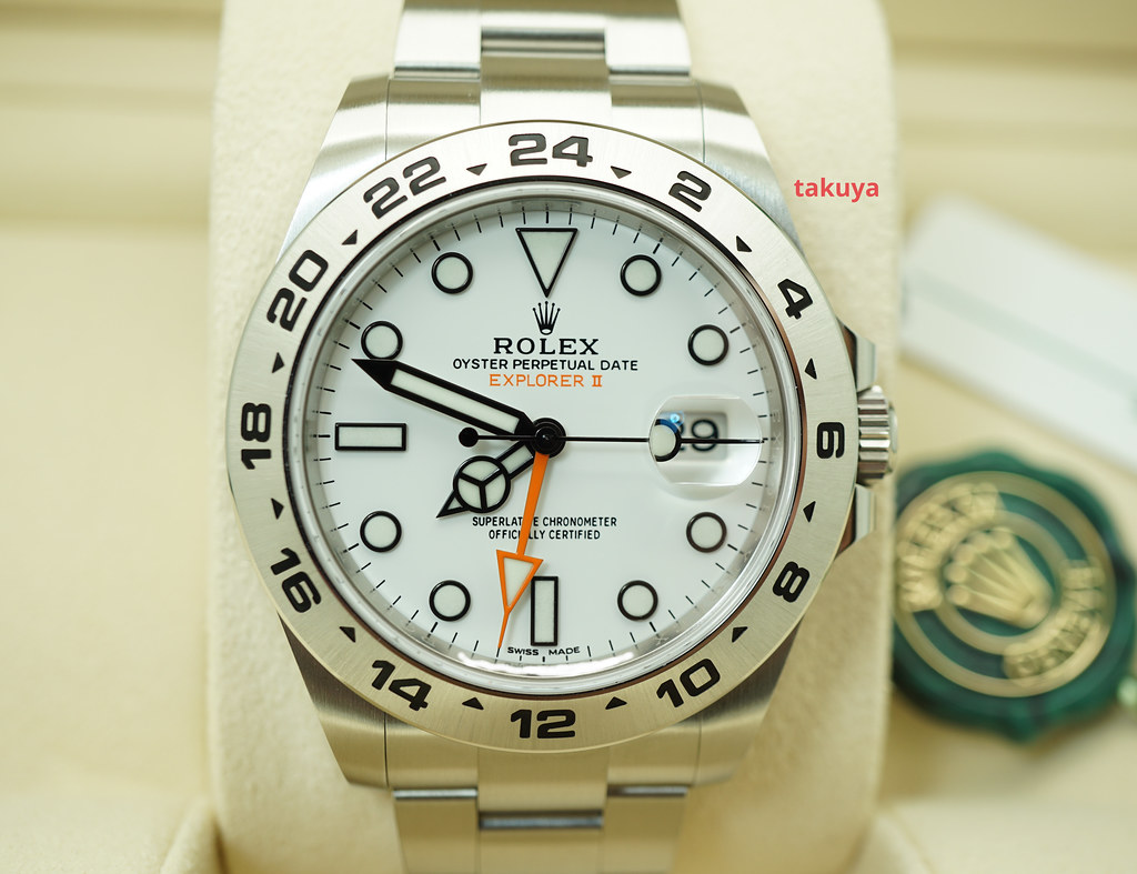 rolex explorer 2 polar white