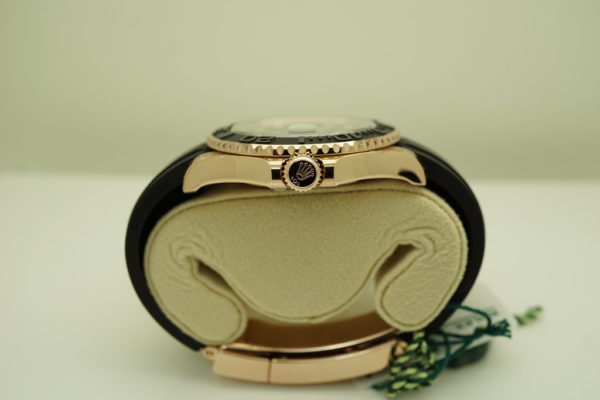 BRAND NEW Rolex 126655 YACHTMASTER 18K ROSE GOLD OYSTERFLEX 40MM 2021 COMPLETE SET - Image 3