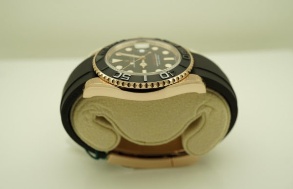 BRAND NEW Rolex 126655 YACHTMASTER 18K ROSE GOLD OYSTERFLEX 40MM 2021 COMPLETE SET - Image 4