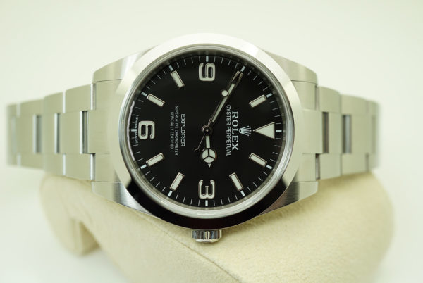 Rolex 214270 EXPLORER I FULL LUME DIAL 39MM 2019 WARRANTY FULL SET - Image 9