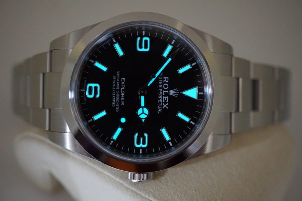 Rolex 214270 EXPLORER I FULL LUME DIAL 39MM 2019 WARRANTY FULL SET - Image 11