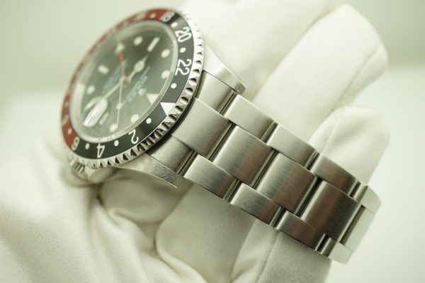 Rolex 16710A GMT MASTER II ORIGINAL COKE BLACK RED BEZEL D SERIAL COMPLETE SET - Image 6