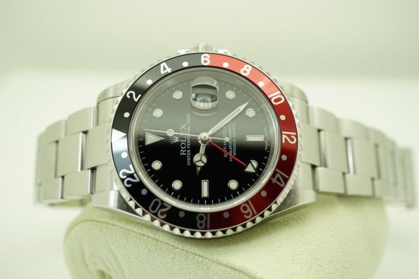 Rolex 16710A GMT MASTER II ORIGINAL COKE BLACK RED BEZEL D SERIAL COMPLETE SET - Image 10