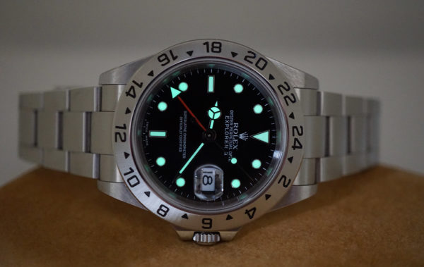 Rolex 16570 EXPLORER II 40MM BLACK DIAL P SERIAL SEL HOLES CASE BOXES PAPERS - Image 12