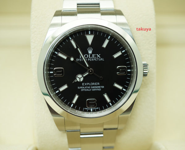 Rolex 214270 EXPLORER I MARK 1 DIAL 39MM BOXES PAPERS
